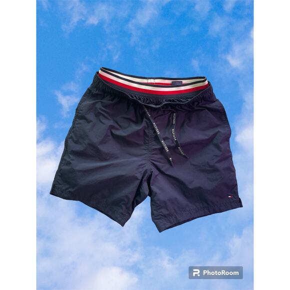 Tommy Hilfiger Double Waistband Swim Trunks Size Small - Picture 1 of 7